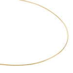 Cha&icirc;ne Norma Maille Queue De Souris Plaque Or Jaune - Chaines Femme | Histoire d&rsquo;Or