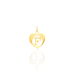 Pendentif Eudocie Coeur Lettre Or Jaune - Pendentifs Famille | Histoire d’Or