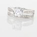 Solitaire Aarone Or Blanc Oxyde - Bagues solitaires Femme | Histoire d’Or