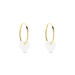 Creoles Or Jaune Vicenze Nacre - Boucles d'Oreilles Coeur Enfant | Histoire d’Or