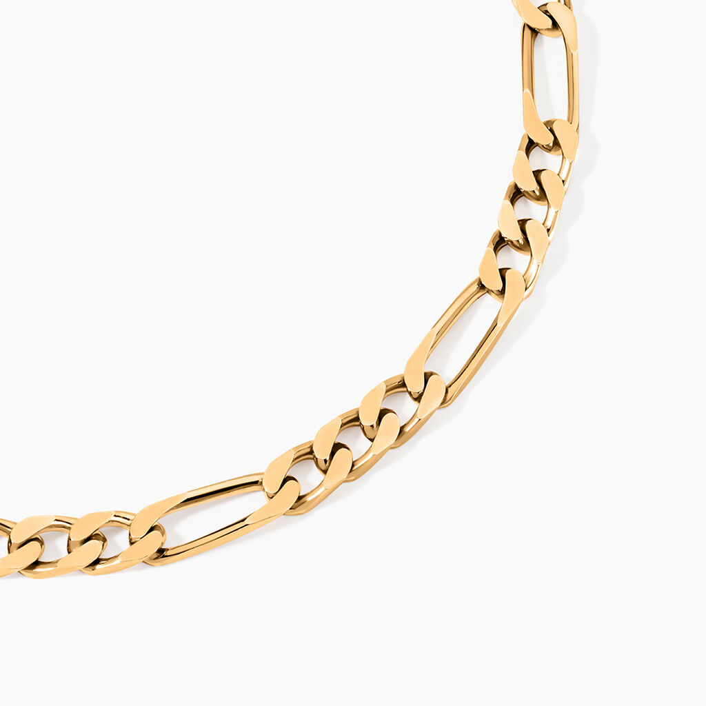 Cha&icirc;ne Bixente Plaqu&eacute; Or Jaune - Chaines Homme | Histoire d&rsquo;Or