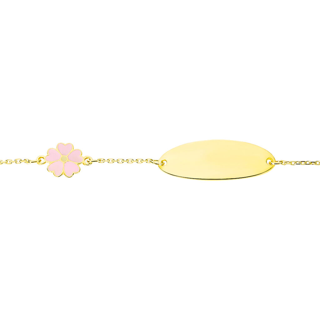 Bracelet Identité Gaspardine Maille Forçat Or Jaune - Bracelets Communion Enfant | Histoire d’Or