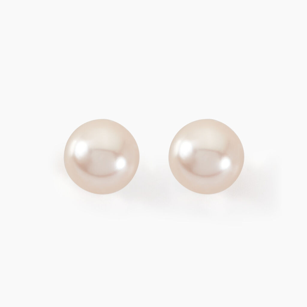 Boucles D'oreilles Suki Or Jaune Perle De Culture - Clous d'oreilles Femme | Histoire d&rsquo;Or