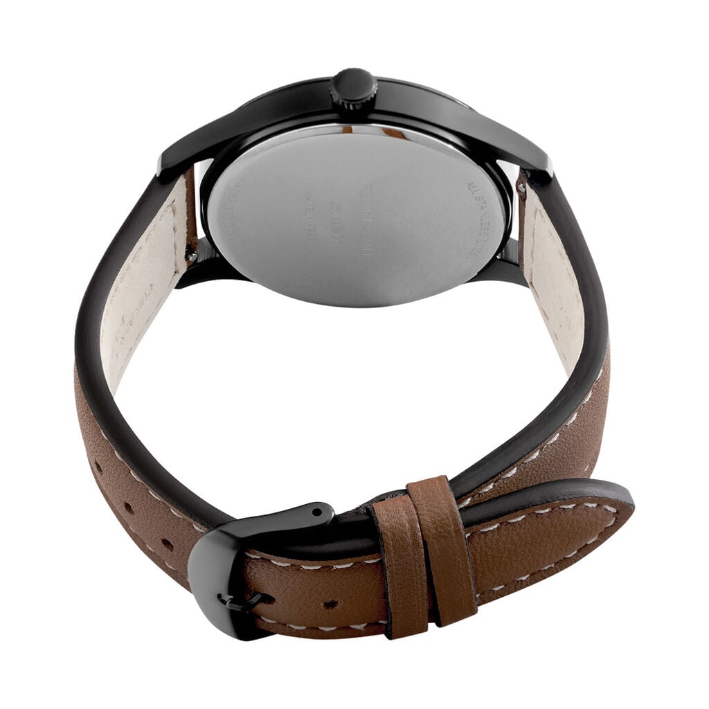 Montre Pierre Lannier Aviateur Noir - Id&eacute;es cadeaux Homme | Histoire d&rsquo;Or
