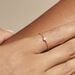 Bague Chaine Rio Selaron Argent Rose Oxyde De Zirconium - Bagues solitaires Femme | Histoire d’Or