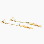 Boucles D'Oreilles Pendantes Lueur Or Jaune - Boucles d'oreilles pendantes Femme | Histoire d&rsquo;Or
