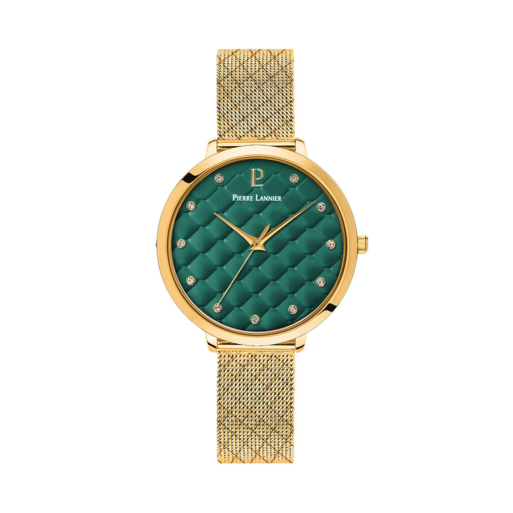 Montre Pierre Lannier Grace Vert - Montres Femme | Histoire d’Or