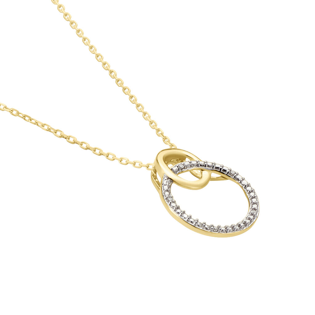 Collier Or Bicolore Achan Diamants - Colliers Femme | Histoire d’Or
