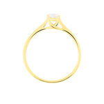 Bague Solitaire Victoria Or Jaune Diamant - Bagues solitaires Femme | Histoire d&rsquo;Or