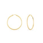 Cr&eacute;oles Creolia Acier Jaune - Boucles d'oreilles cr&eacute;oles Femme | Histoire d&rsquo;Or