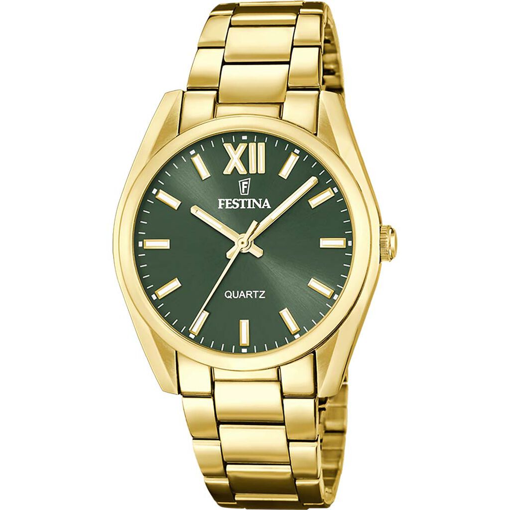 Montre Festina Boyfriend Kaki - Montres Femme | Histoire d&rsquo;Or