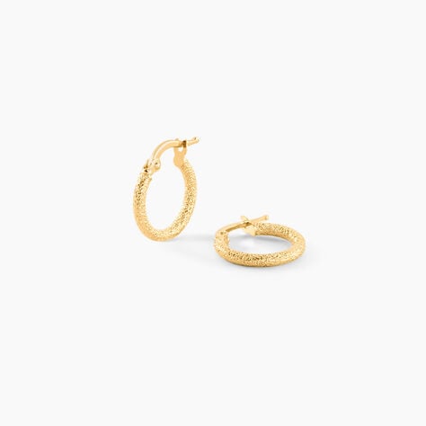 Cr&eacute;oles Edmundo Or Jaune - Boucles d'oreilles cr&eacute;oles Femme | Histoire d&rsquo;Or