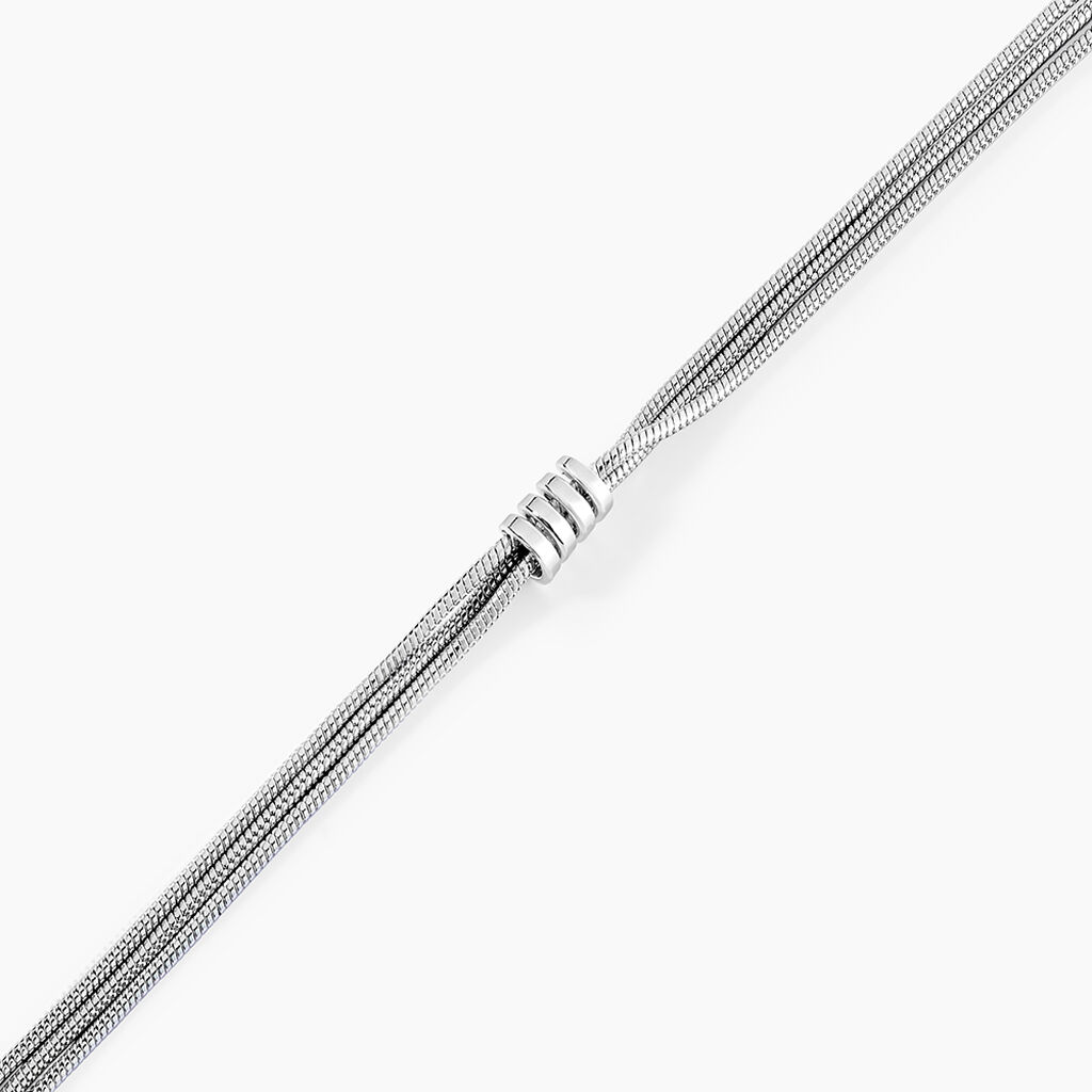 Bracelet Amaryllis Argent Blanc - Bracelets Femme | Histoire d’Or