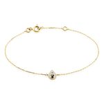 Bracelet Lareyna Or Bicolore Saphir - Bracelets Femme | Histoire d&rsquo;Or
