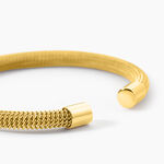 Bracelet Jonc Acier Dor&eacute; Sibil - Bracelets joncs Femme | Histoire d&rsquo;Or