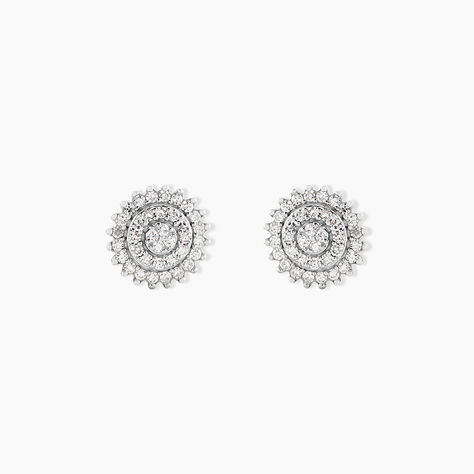 Boucles D'oreilles Veronick Or Jaune Diamant - Clous d'oreilles Femme | Histoire d’Or