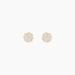 Boucles D'oreilles Puces Or Jaune Gontranie - Clous d'oreilles Femme | Histoire d&rsquo;Or