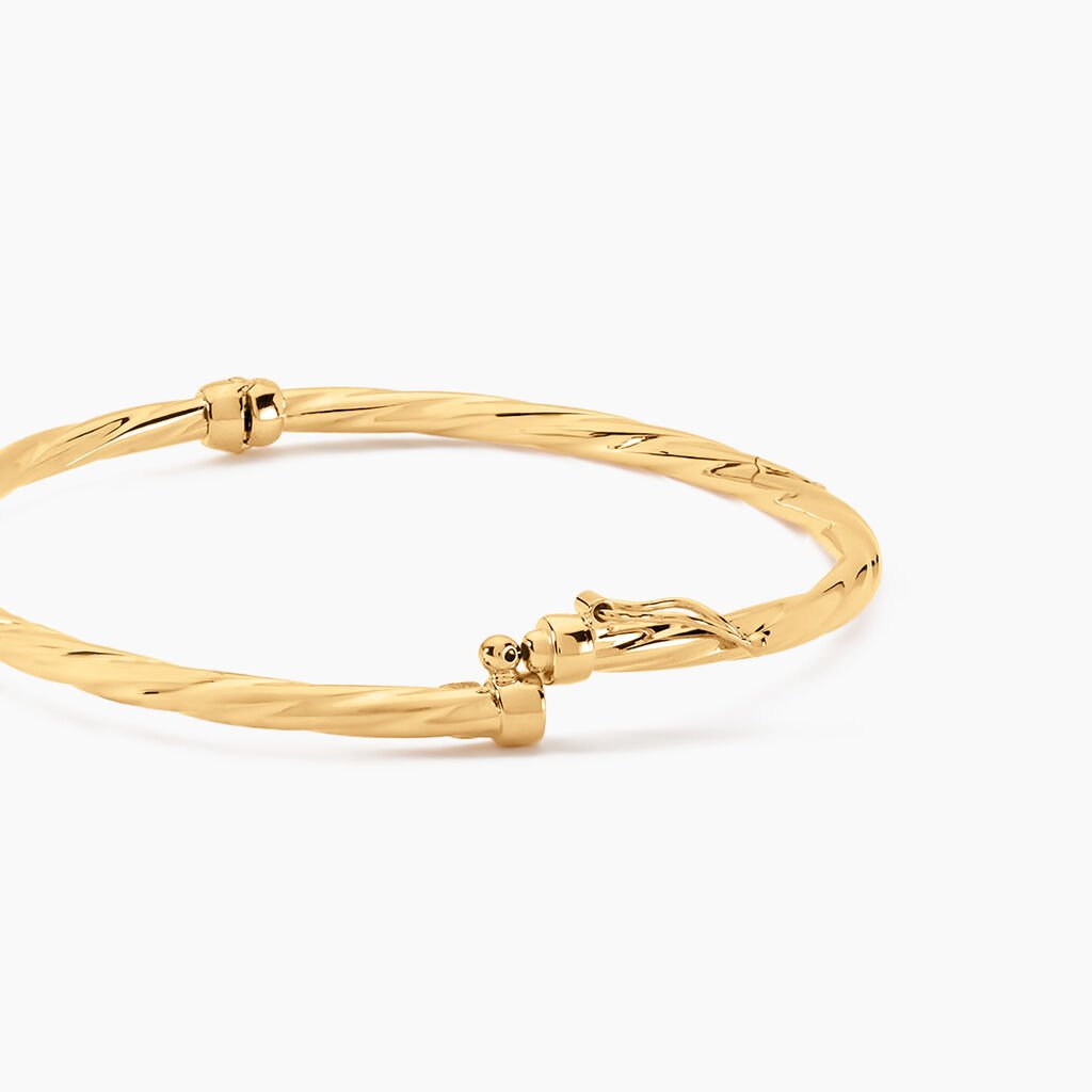 Bracelet Jonc Anaisaae Torsade Or Jaune - Bracelets joncs Femme | Histoire d’Or