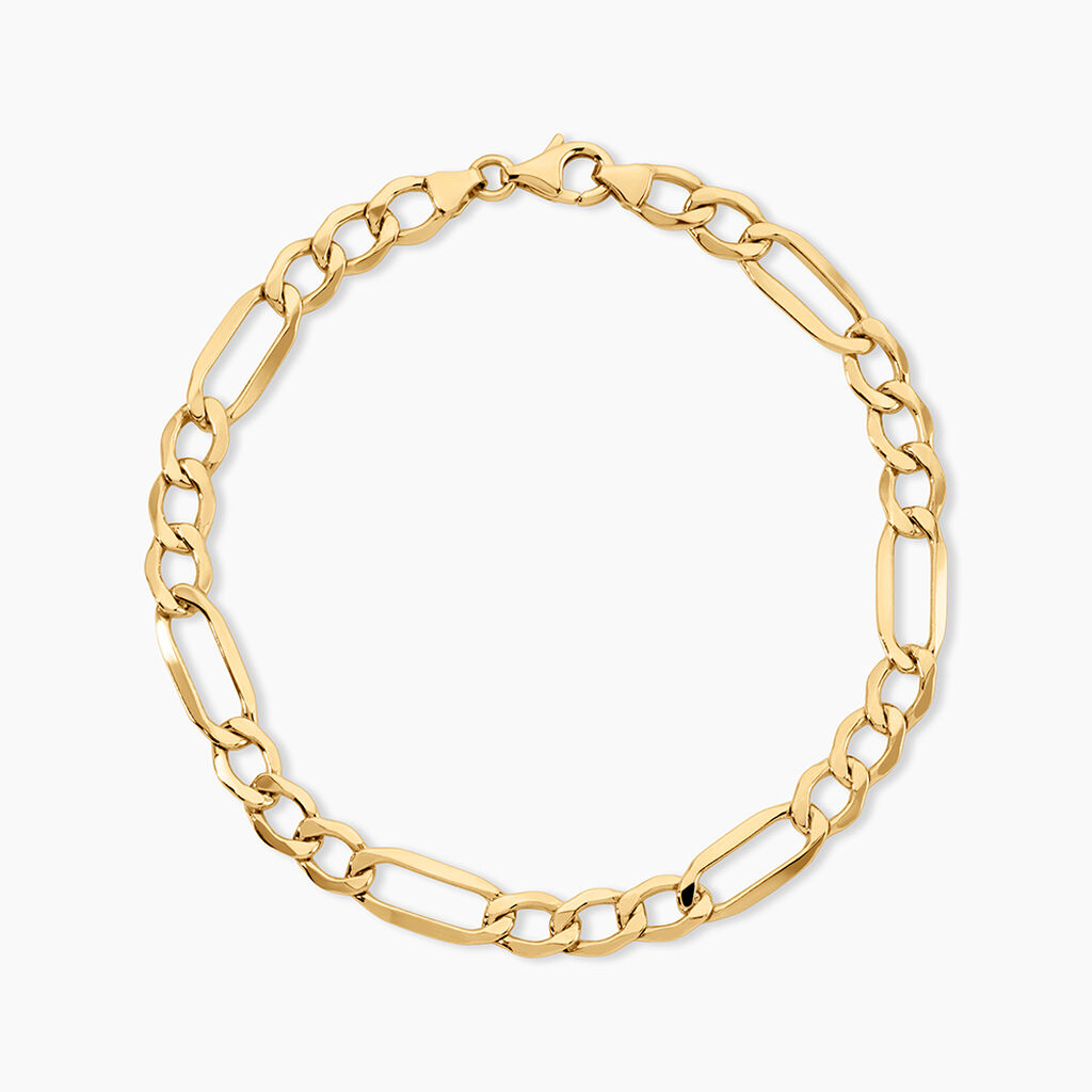 Bracelet Cameo Argent Dor&eacute; A L'Or 750/1000 - Bijoux sans pierre Femme | Histoire d&rsquo;Or