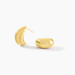 Boucles D'oreilles Puces Adoree Acier Jaune - Boucles d'oreilles fantaisie Femme | Histoire d&rsquo;Or