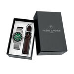 Coffret De Montre Pierre Lannier Lannier Aviateur Vert - Montres Homme | Histoire d&rsquo;Or