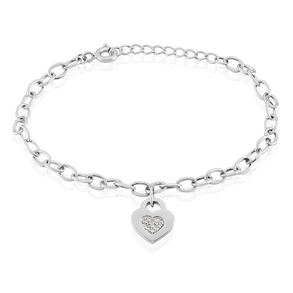 Bracelet Dorote Argent Blanc Oxyde De Zirconium