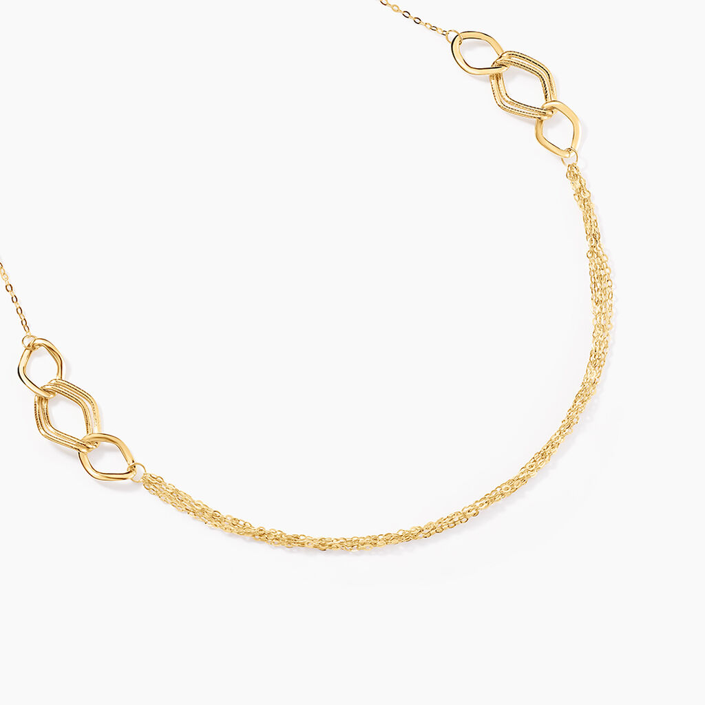 Collier Blinda Or Jaune - Bijoux sans pierre Femme | Histoire d&rsquo;Or