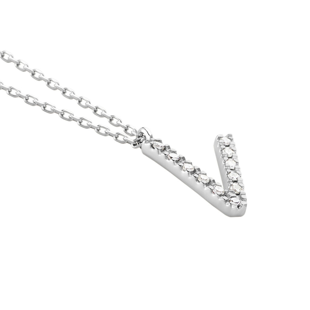Collier Oran Or Blanc Diamant - Colliers Femme | Histoire d&rsquo;Or