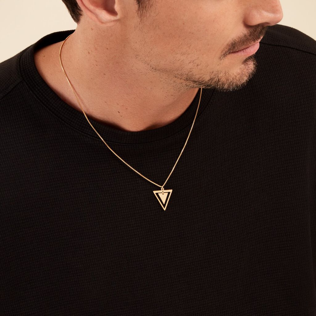 Collier Joris Plaqué Or Jaune - Colliers Homme | Histoire d’Or