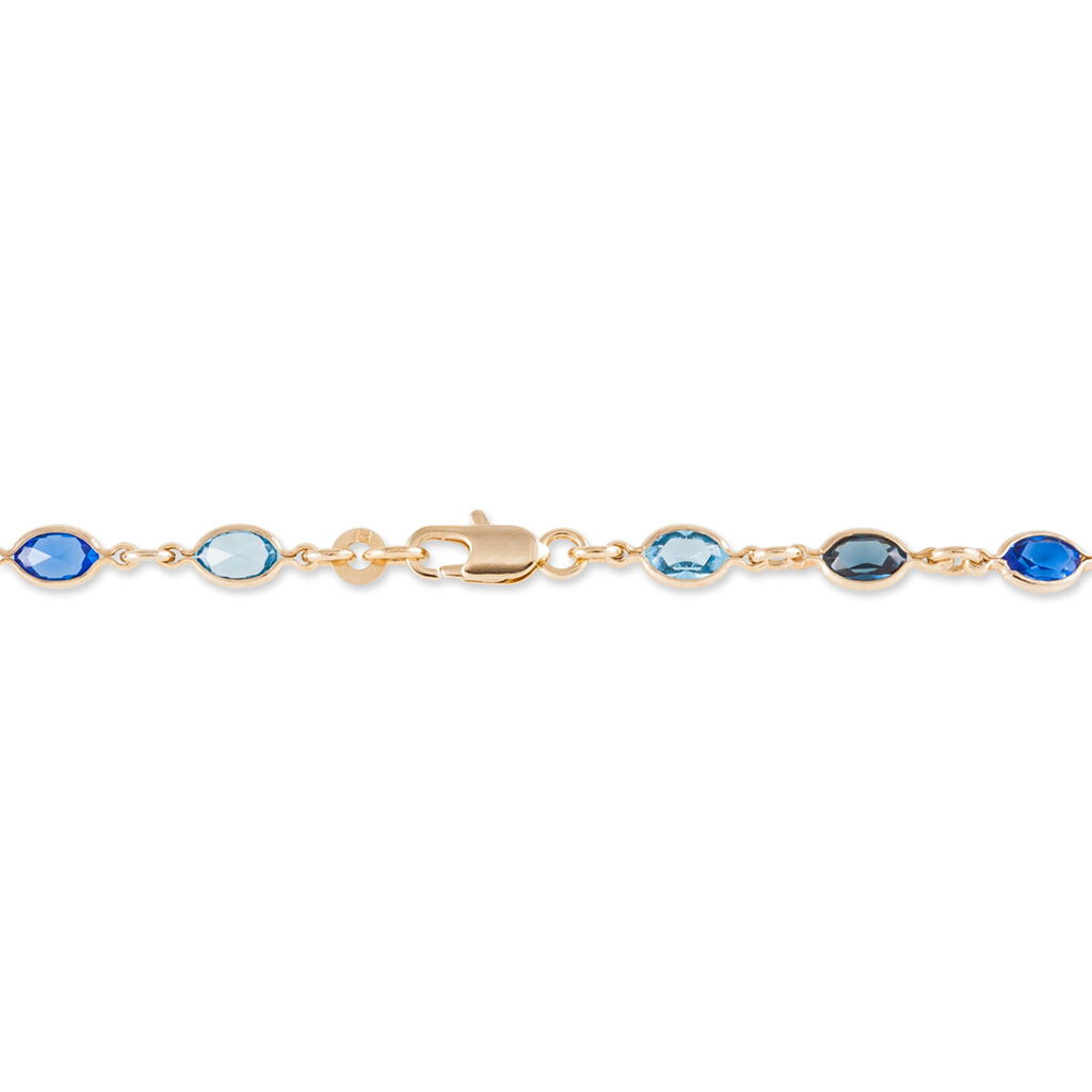 Bracelet Ilvaae Plaqué Or Jaune Pierre De Synthese - Bracelets Femme | Histoire d’Or