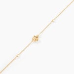 Bracelet Sakura Love Or Jaune Oxyde De Zirconium - Bracelets Femme | Histoire d&rsquo;Or