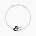Bracelet Lineth Argent Blanc Céramique Oxyde De Zirconium - Bracelets Femme | Histoire d’Or