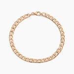 Bracelet Plaqu&eacute; Or Jaune Clement - Bracelets cha&icirc;ne Homme | Histoire d&rsquo;Or