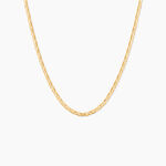 Cha&icirc;ne Igoa Maille For&ccedil;at Diamantee Or Jaune - Chaines Famille | Histoire d&rsquo;Or