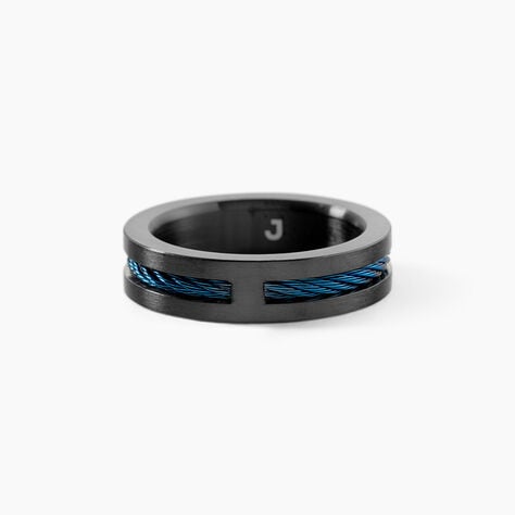 Bague M&eacute;tal Acier Noir - Bagues fantaisie Homme | Histoire d&rsquo;Or