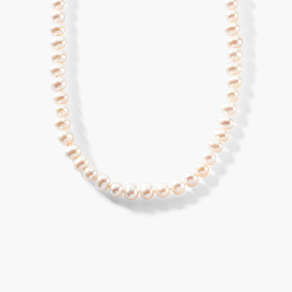 Collier Baroque Or Jaune Perle De Culture - Colliers Femme | Histoire d&rsquo;Or