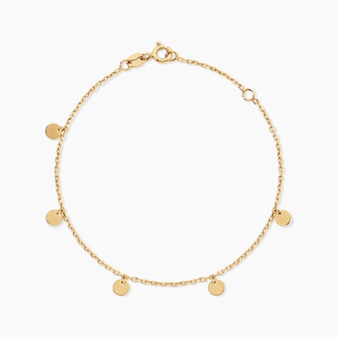 Bracelet Eleonora Argent Dor&eacute; A L'Or 750/1000 - Bijoux sans pierre Femme | Histoire d&rsquo;Or