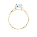 Bague Or Jaune Faraj Topaze - Bagues solitaires Femme | Histoire d&rsquo;Or