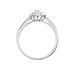 Bague Chouchou Platine Blanc Diamant - Bagues avec pierre Femme | Histoire d’Or