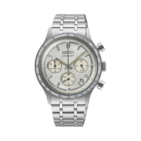 Montre Seiko Sport Chrono 39 Gris - Montres chronographes Homme | Histoire d&rsquo;Or