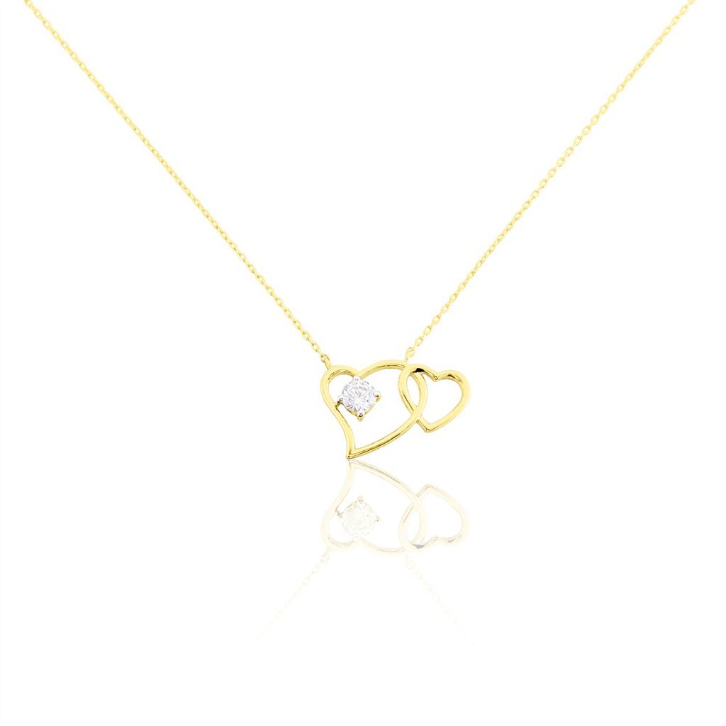 Collier Or Jaune Shiela Oxyde Central