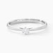 Bague Solitaire Veronika Or Blanc Diamant - Bagues solitaires Femme | Histoire d’Or
