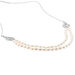 Collier Pygmalion Argent Blanc Oxyde De Zirconium Perle De Culture - Colliers Femme | Histoire d’Or
