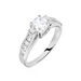 Bague Solitaire Mady Argent Blanc Oxyde De Zirconium - Bagues solitaires Femme | Histoire d’Or
