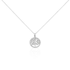 Collier Chimere Argent Blanc Oxyde De Zirconium - Colliers fantaisie Femme | Histoire d’Or