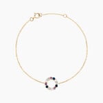 Bracelet Iris Or Jaune Topaze Am&eacute;thyste - Bracelets Femme | Histoire d&rsquo;Or