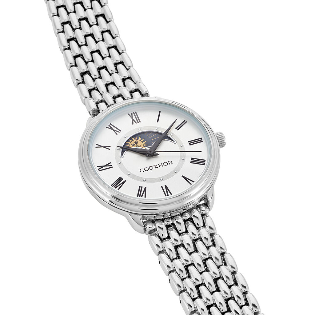 Montre Codhor Louna Argent&eacute; - Montres Femme | Histoire d&rsquo;Or