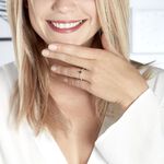 Bague Solitaire Argent Blanc Quitteri Oxyde De Zirconium - Bagues solitaires Femme | Histoire d&rsquo;Or