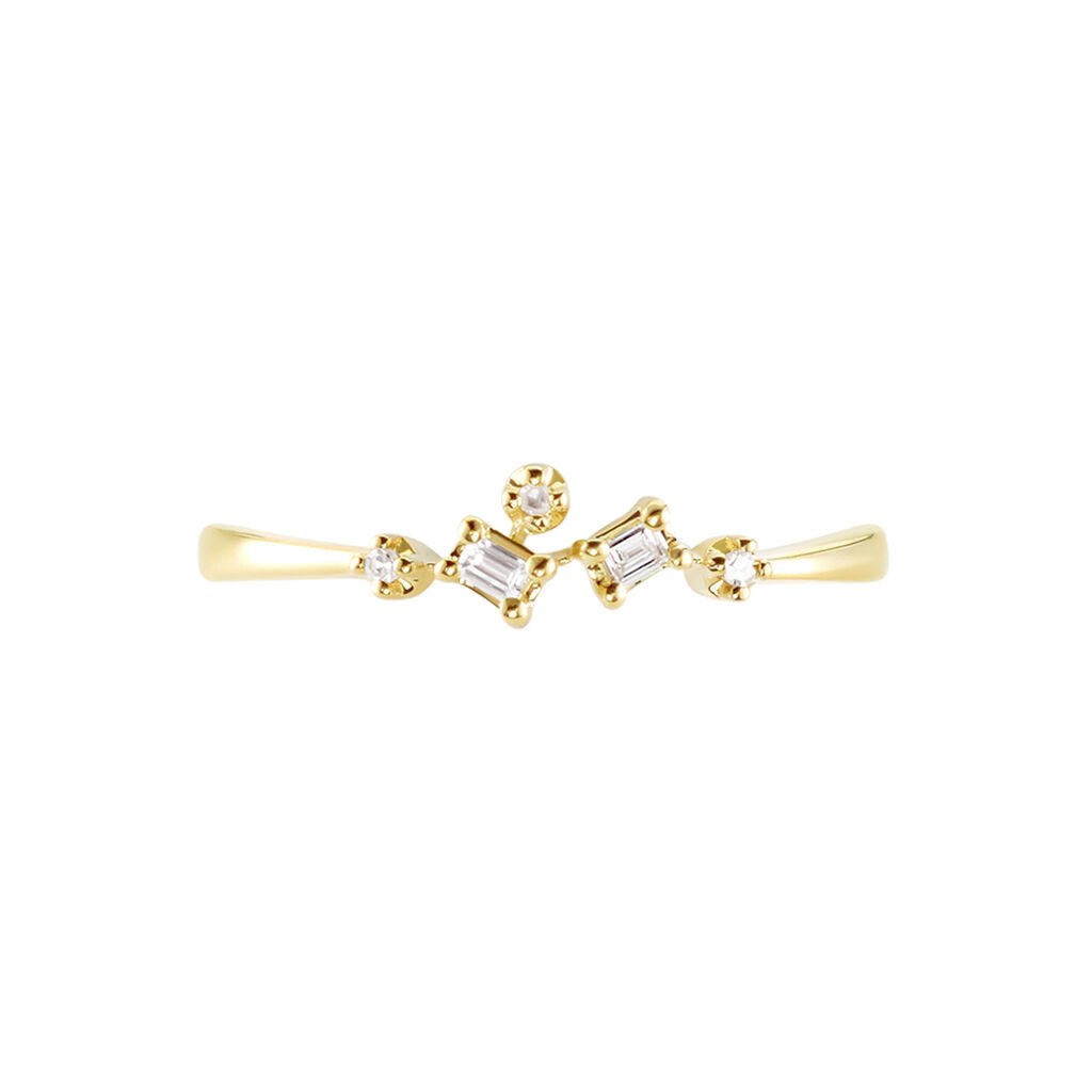 Bague Joy Or Jaune Diamant - Bagues avec pierre Femme | Histoire d’Or