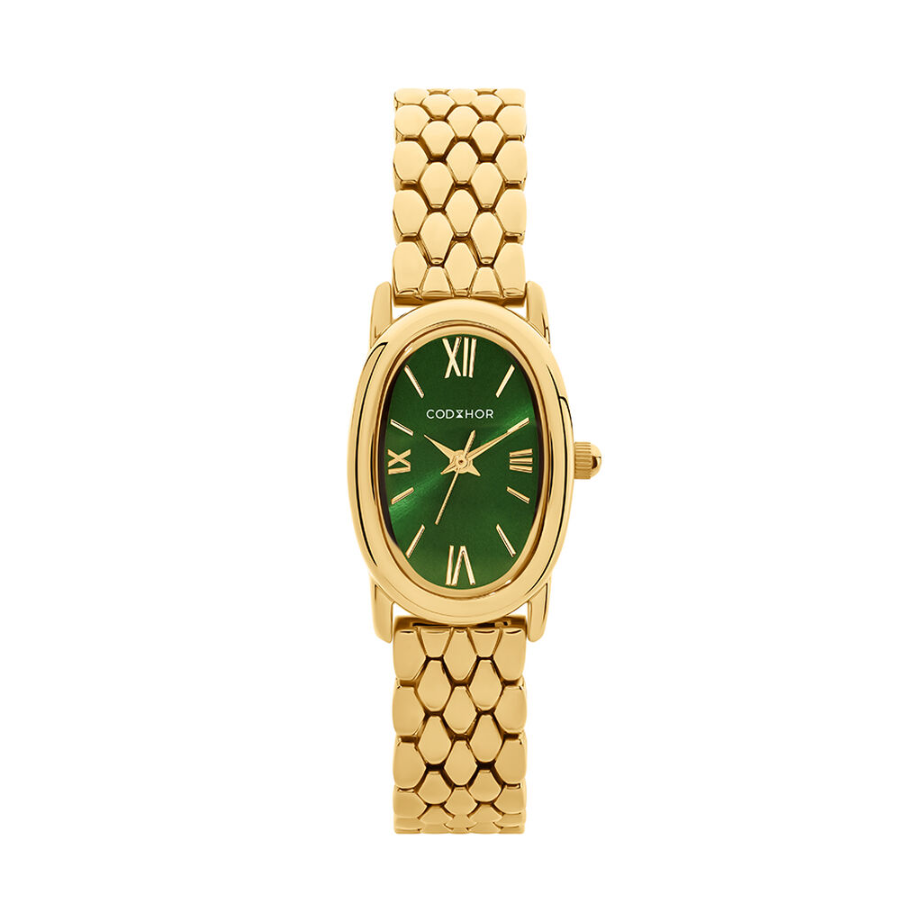 Montre Codhor Diane Vert - F&ecirc;te des m&egrave;res Femme | Histoire d&rsquo;Or